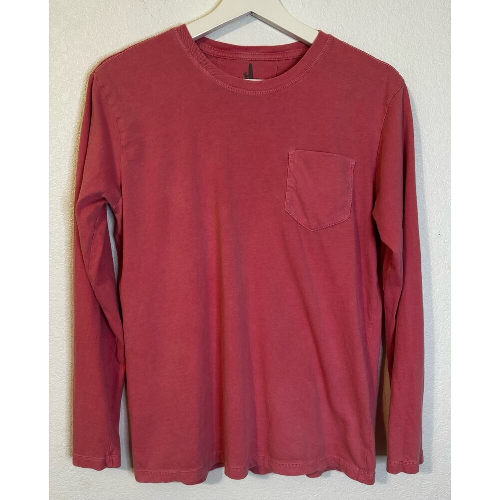 Johnnie-O Boys T-shirt‎ Size 14 Surfer Long Sleeve Coral